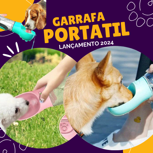 Garrafa Água Pet/Gato Passeio 2024